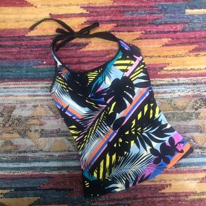 Hapari fitted multicolored tankini in excellent used condition. Cute pattern!